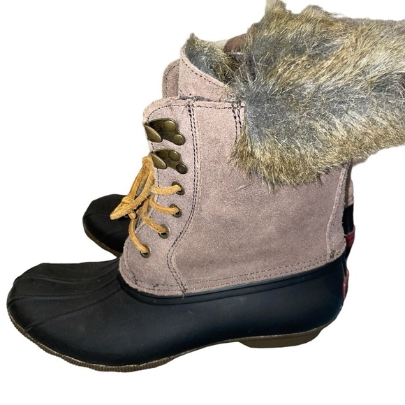 Sperry Shoes - Sperry Top-Siders White Water duck boot suede faux fur